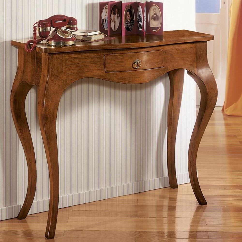klasicky elegantny orechovy odtien jemny konzol konzolovy stolik mediteransky elegantny chodba maly nabytok vila zamok nabytky rustikalny vintage lameridiana zariadenie.jpg